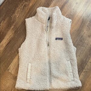 Patagonia Cream Fleece Vest